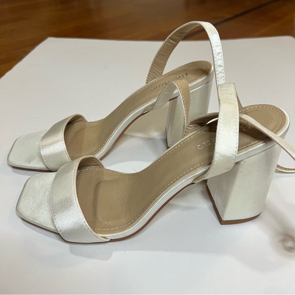 Be Mine Wide Fit Bridal Wink Heeled Sandals - Picture 2 of 4